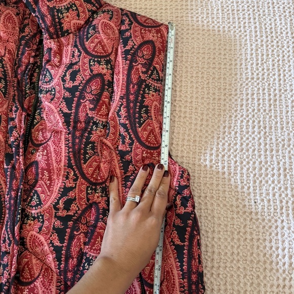 Free People Flora Puffer Vest – Pink Paisley – XS/S (oversized fit) - Picture 11 of 14